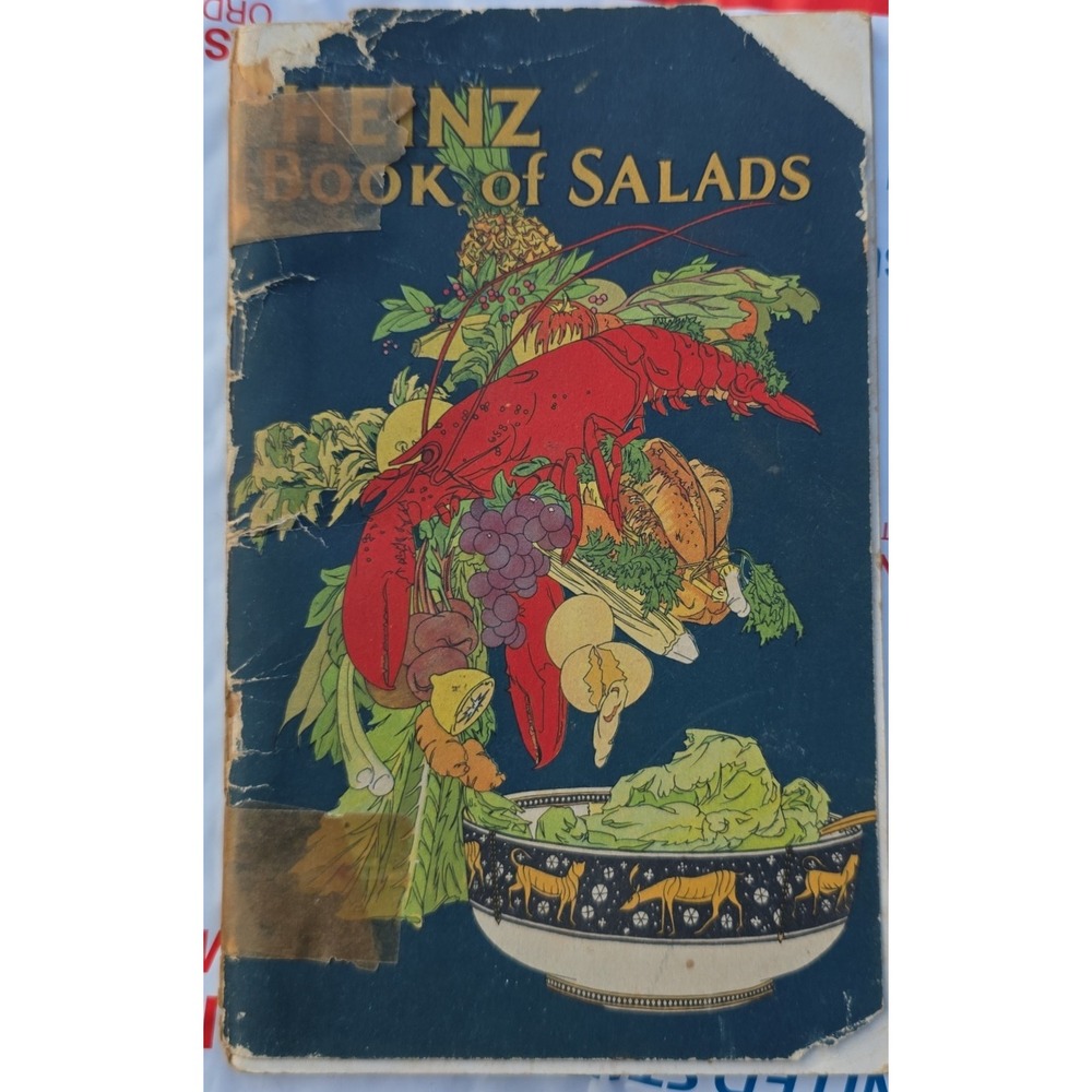 The Heinz Book of Salads 1926 Vintage Cookbook Recipes Illustrated
